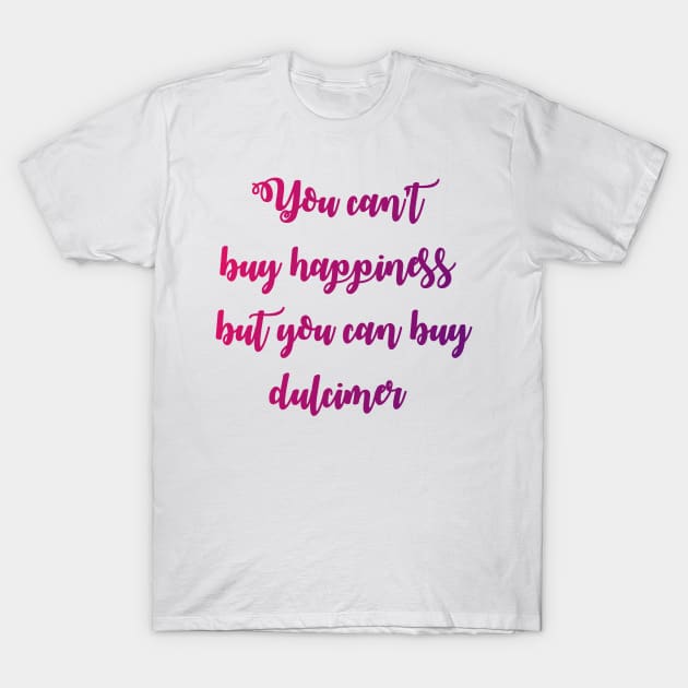 Dulcimer Happiness T-Shirt by coloringiship